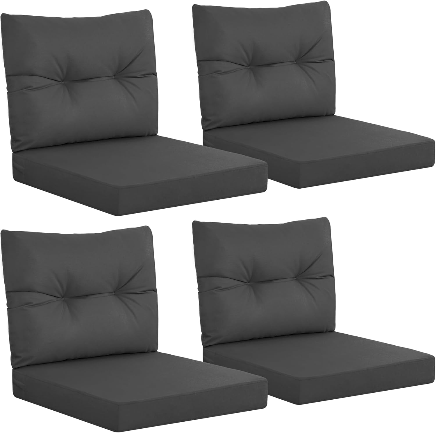 Outdoor Furniture Cushions 24 X 24 - Outdoor Patio Furniture Dark Gray Cushion