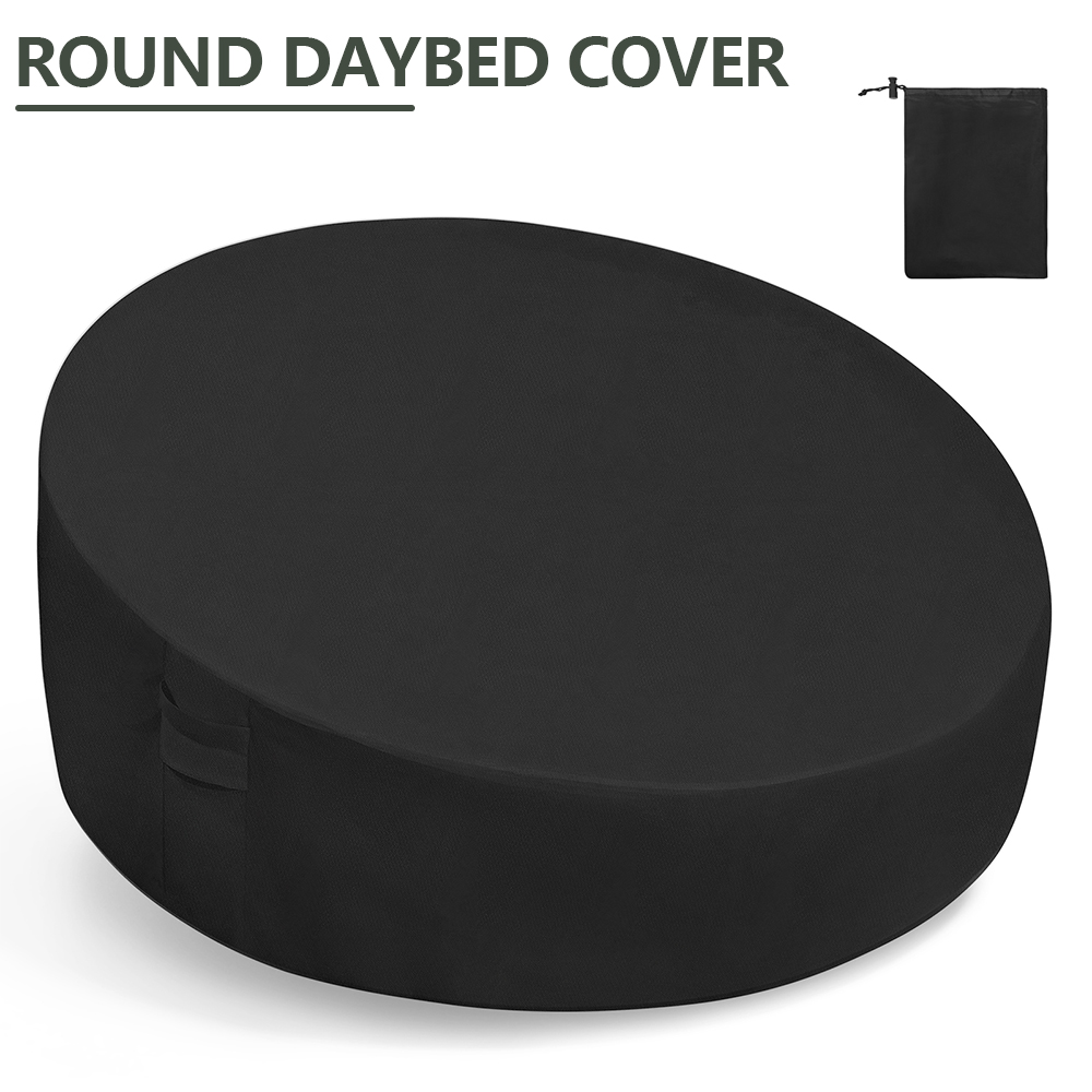 Outdoor Furniture Covers Waterproof - Round Daybed Cover 210D Waterproof Oxford
