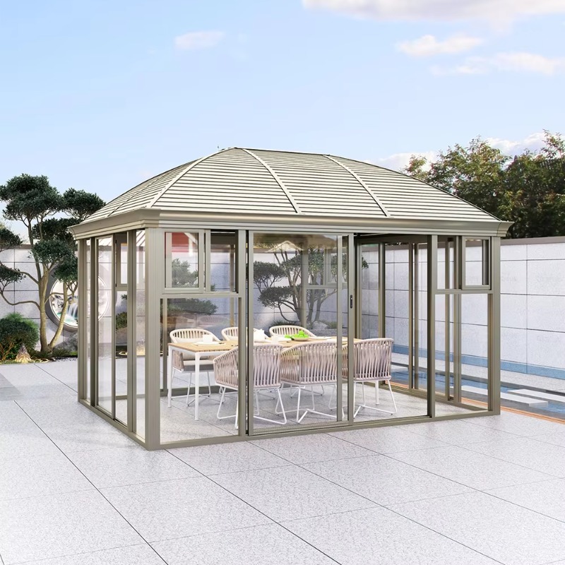 Outdoor Furniture Gazebo - Freestanding Sunrooms Glass Houses Outdoor Patio