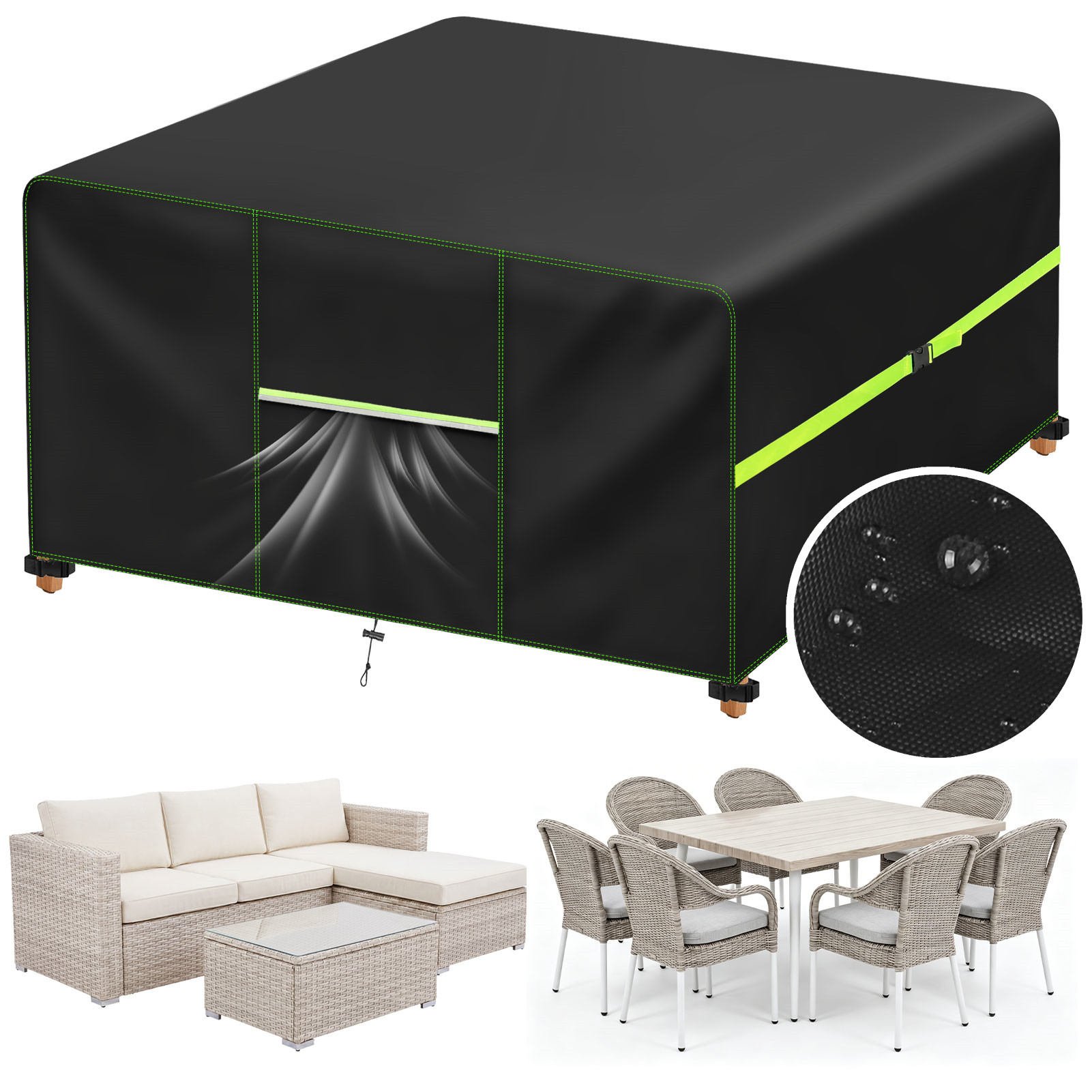 Outdoor Furniture Rh - Garden Furniture Cover With Air Vent