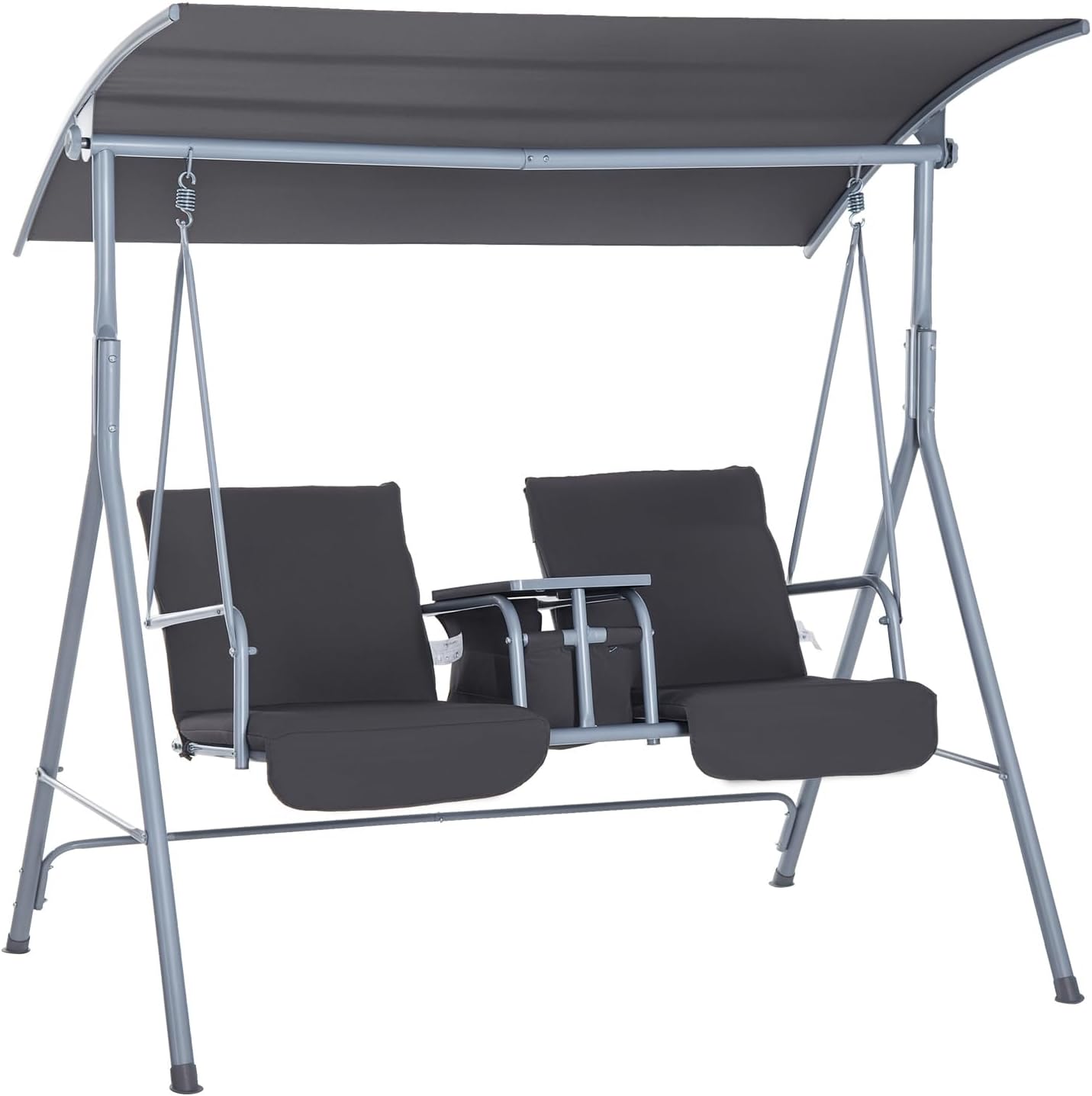 Outdoor Furniture With Storage For Cushions - Outdoor 2 Person Porch Swing With