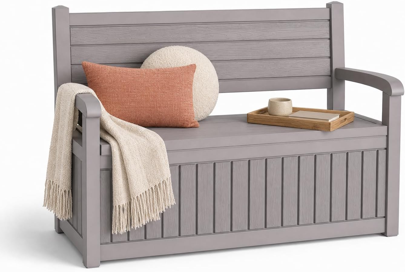 Outdoor Furniture With Storage For Cushions - 100 Gallon Outdoor Storage Bench Deck