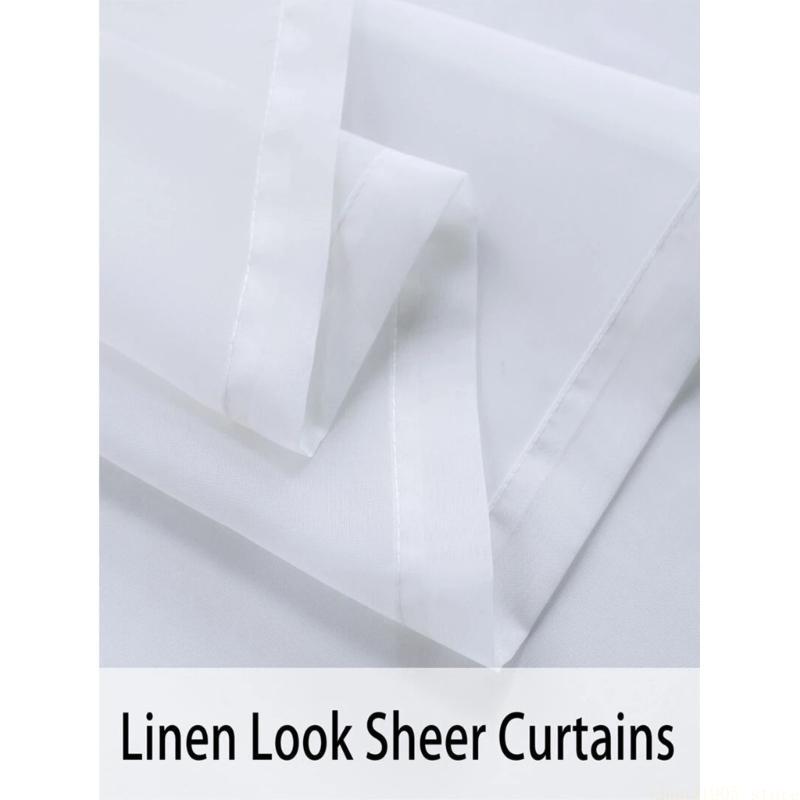 Outdoor Furniture Gazebo - QX2E Waterproofs Voile Outdoor Curtains Transparents