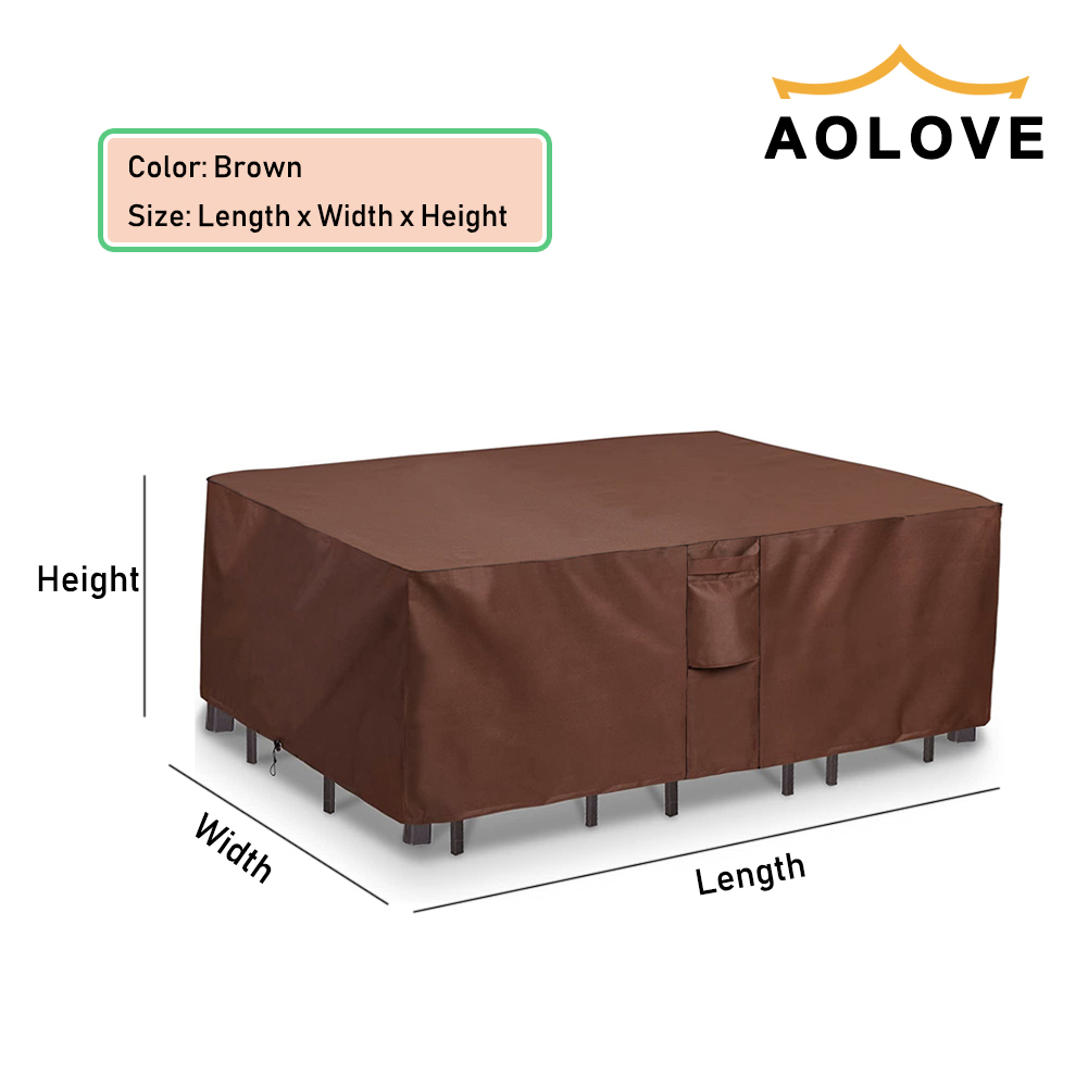 Brown 420D HEAVY DUTY Outdoor  - Outdoor Furniture Sunbrella ulasan dan harga