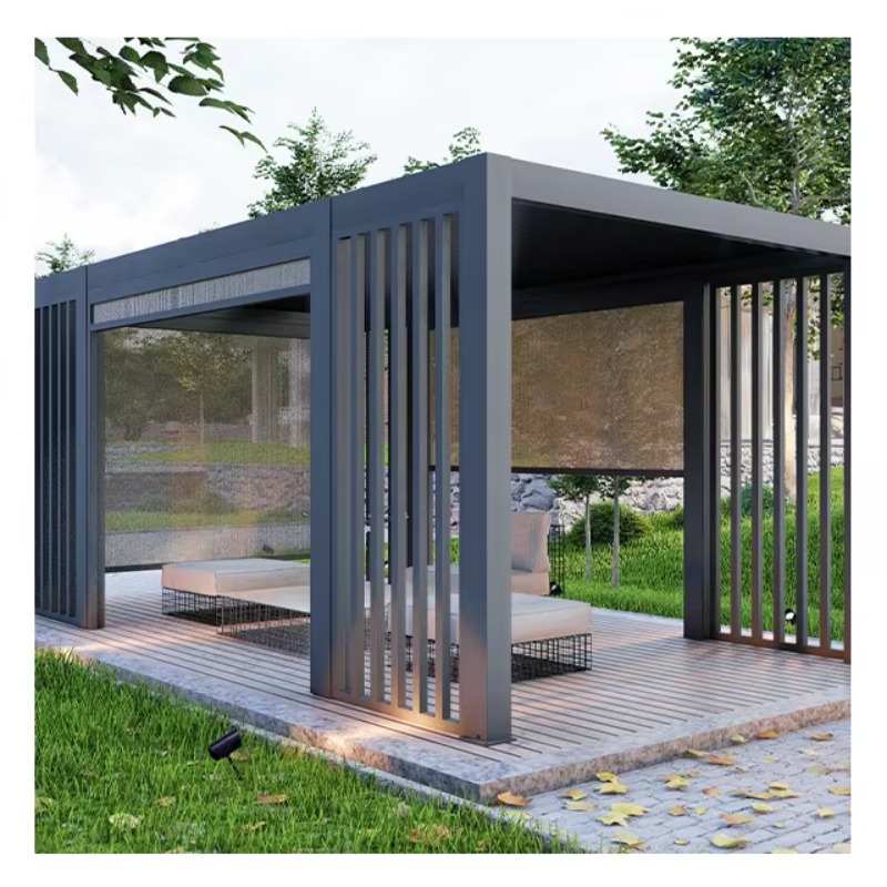 Outdoor Motorized Retractable  - Outdoor Furniture Gazebo ulasan dan harga