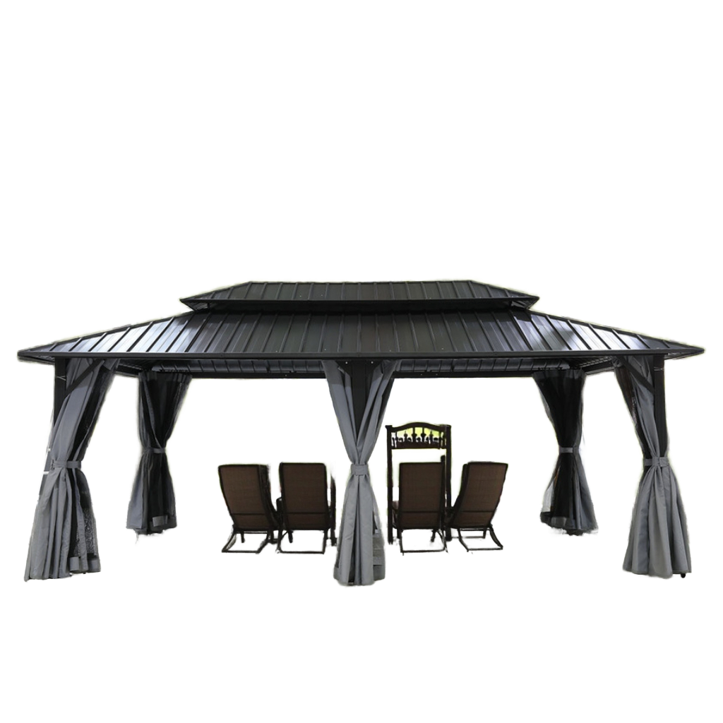 Outdoor Aluminum Frame Canopy  - Outdoor Furniture Gazebo ulasan dan harga