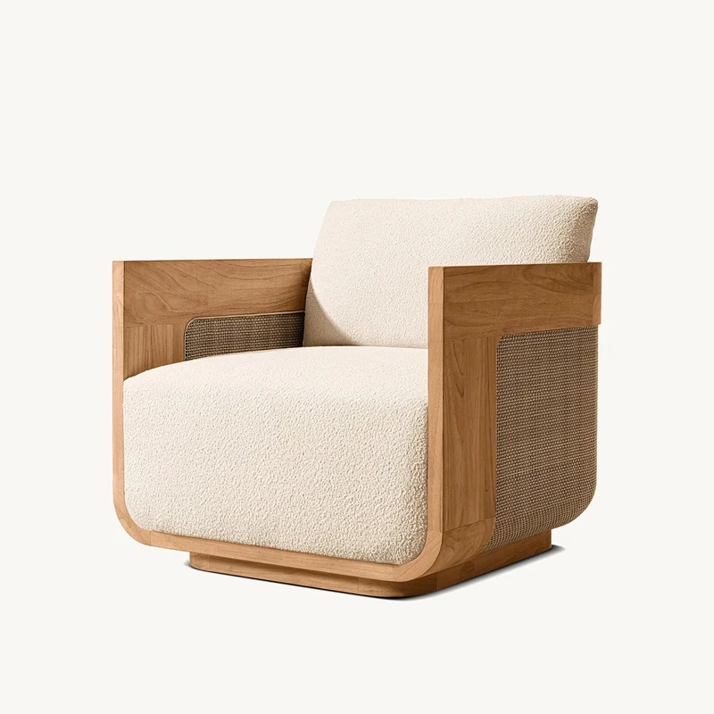 Sun Beach Lounge Chair & Daybe - Rattan Lounge Set ulasan dan harga