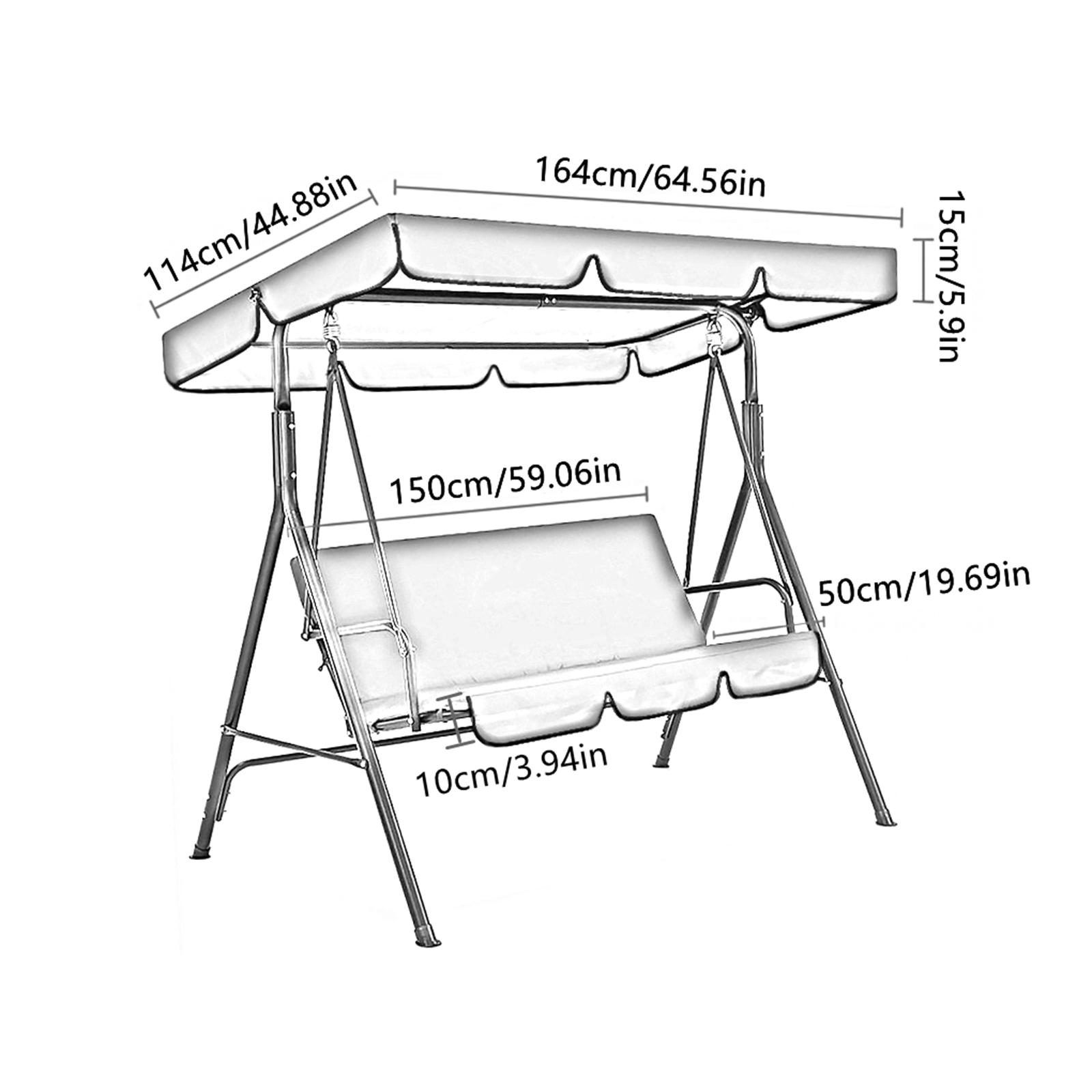 Patio Swing Canopy Replacement - Outdoor Furniture Sunbrella ulasan dan harga