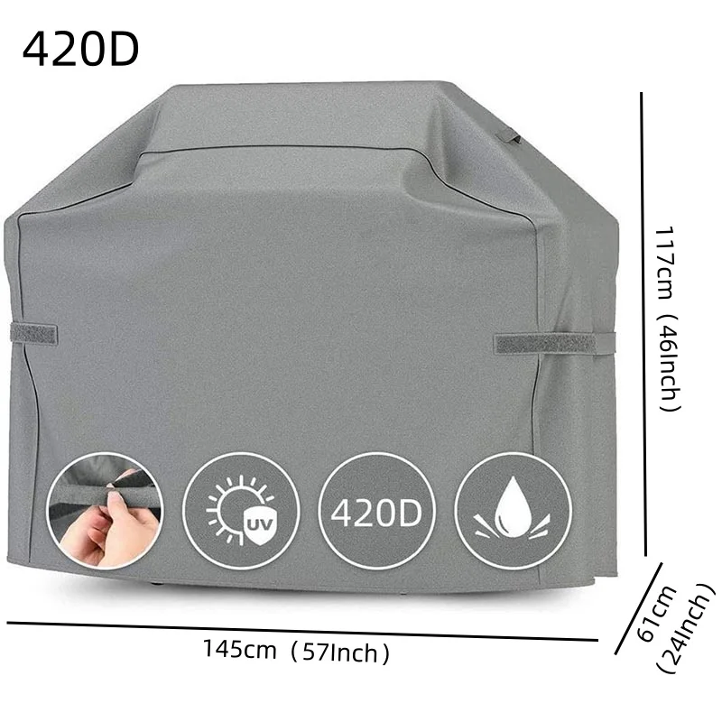 420D Oxford Cloth Large Grill  - Outdoor Furniture Covers Waterproof ulasan dan harga