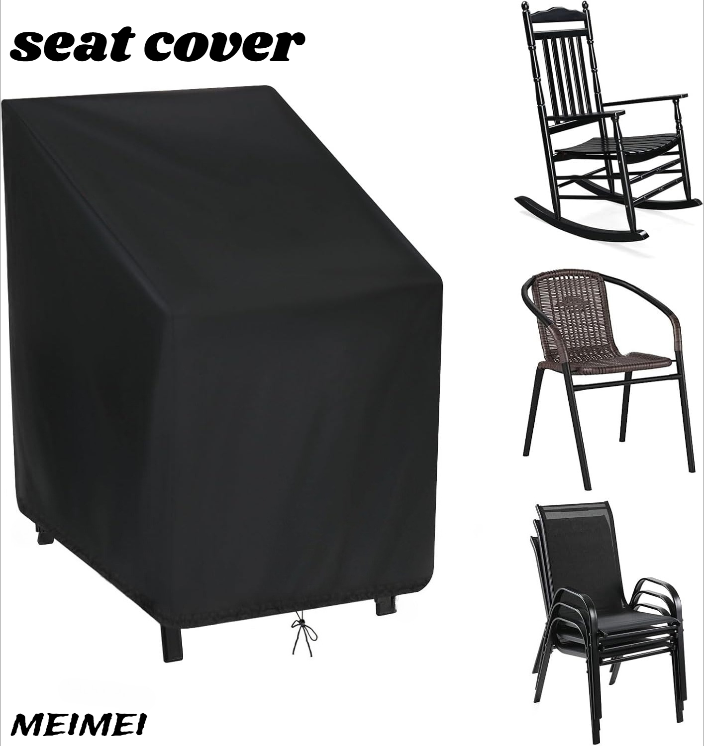 Stacked Chair Dust Cover Stora - Outdoor Furniture Covers Waterproof ulasan dan harga