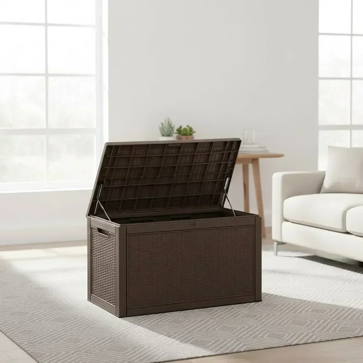 Large Outdoor Storage Bench Wa - Outdoor Furniture Grey ulasan dan harga