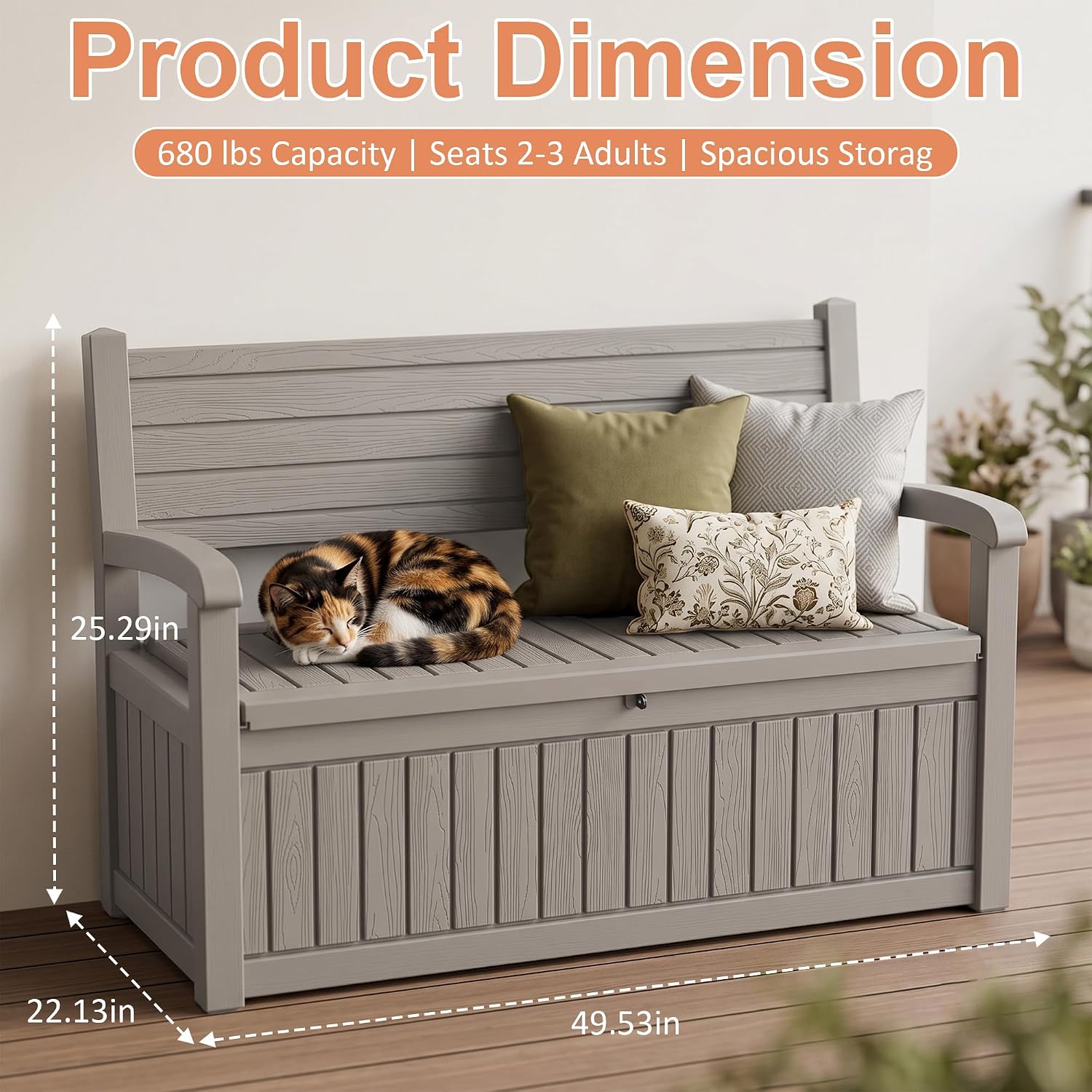 100 Gallon Outdoor Storage Ben - Outdoor Furniture With Storage For Cushions ulasan dan harga