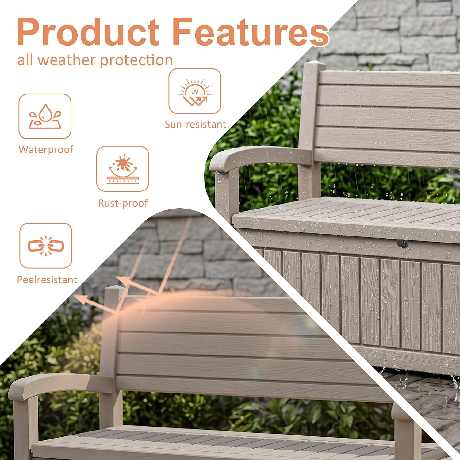 100 Gallon Outdoor Storage Ben - Outdoor Furniture With Storage For Cushions ulasan dan harga