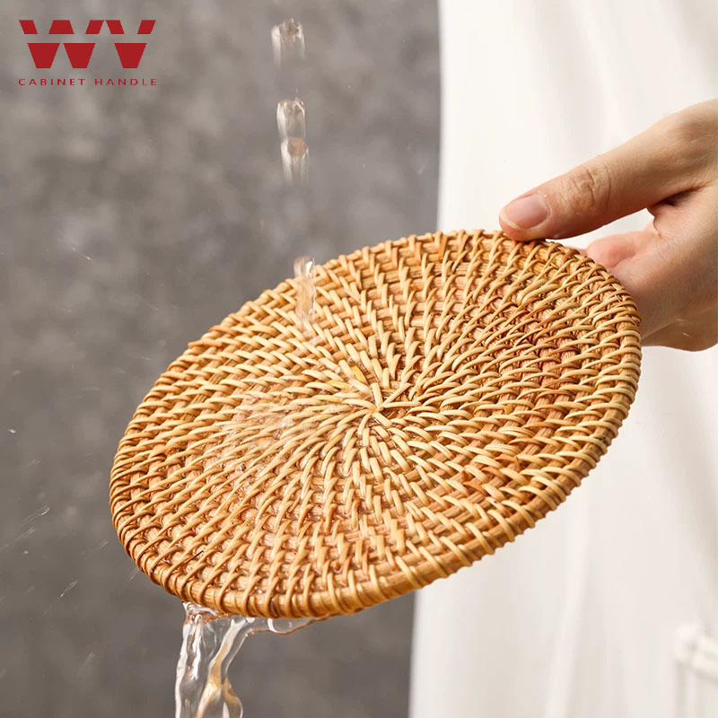10-20cm Pot Mats Handwoven Rat - Outdoor Furniture Rh ulasan dan harga