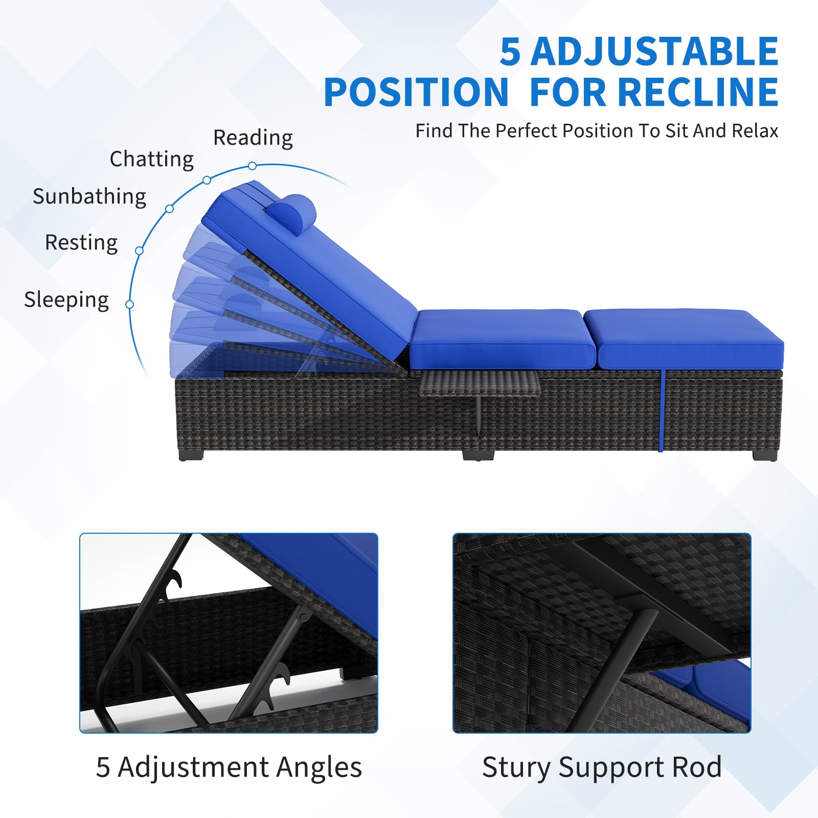 Outdoor Chaise Lounge Chairs S - Rattan Lounge Set ulasan dan harga