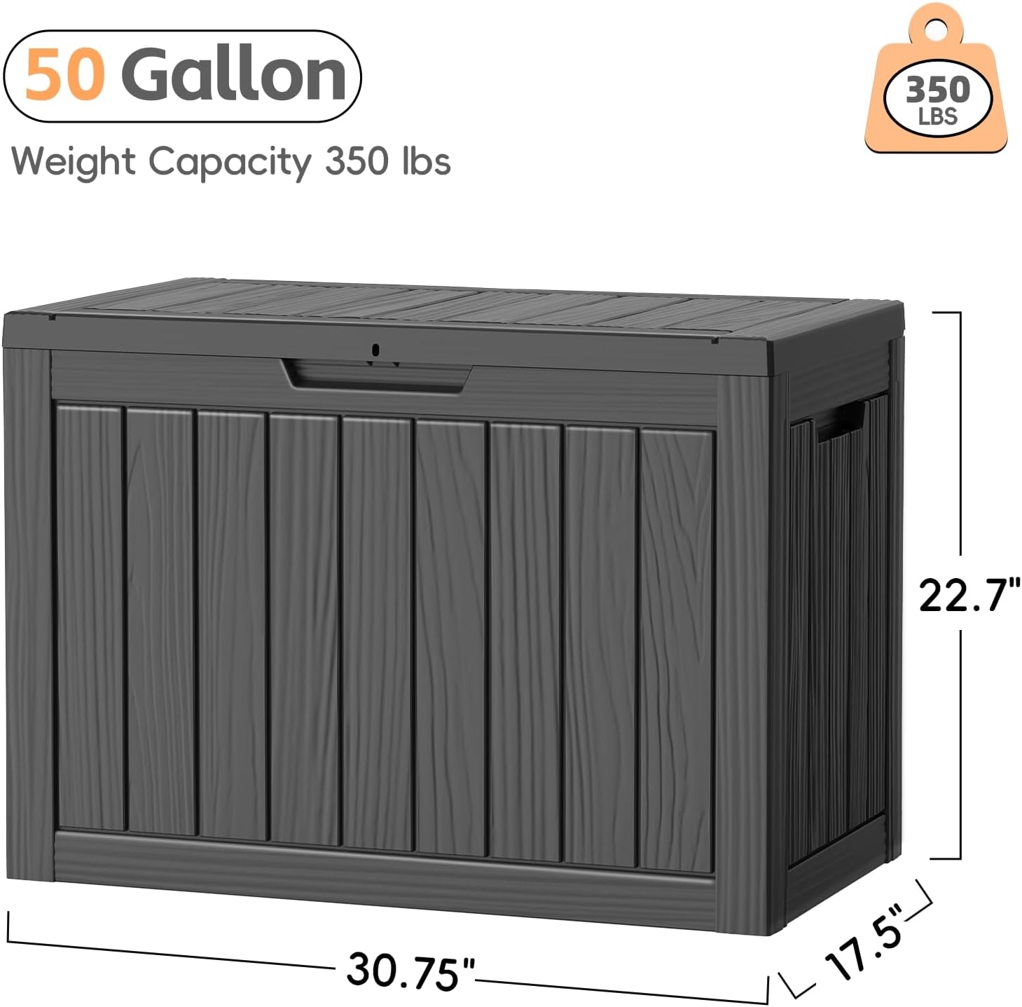 Outdoor Storage Box, for Packa - Outdoor Furniture With Storage For Cushions ulasan dan harga